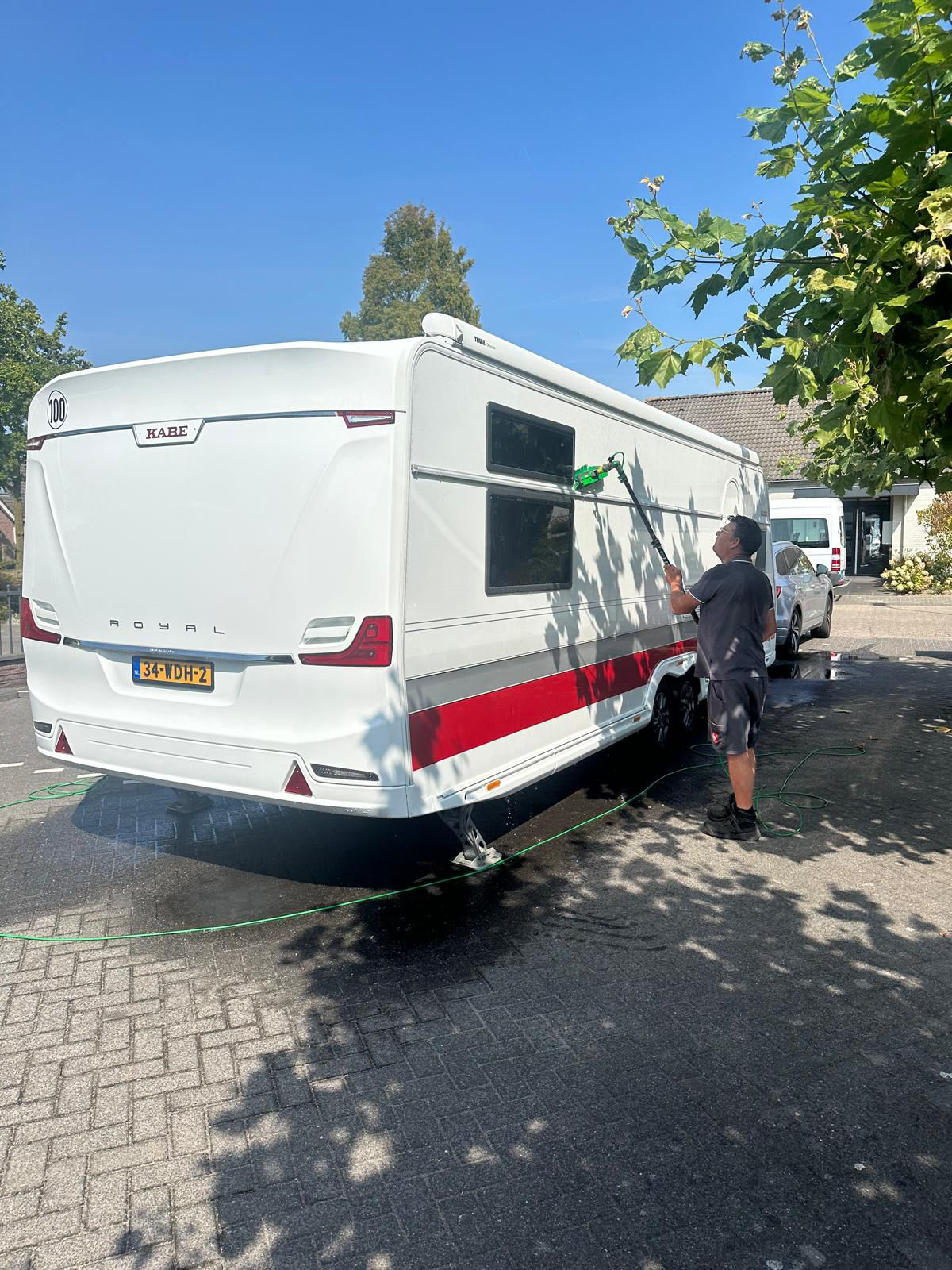 Caravan reinigen